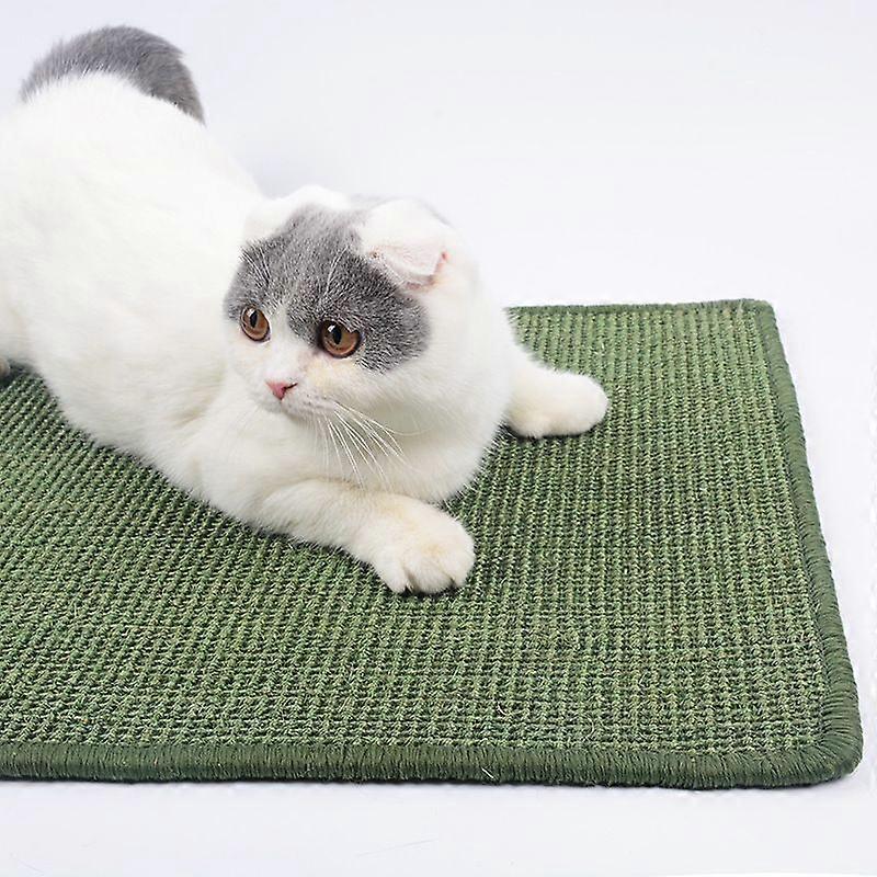 Cat Scratching Mat, Sisal Cat Scratching Mat, Cat Scratcher, Non-Slip Cat Claw Care Toy, Protect Furniture And Sofas 4060cmrandom color