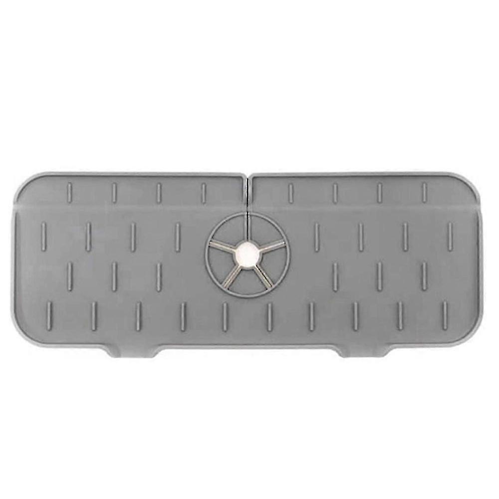 Faucet Sink Splash Catcher Self-draining Guard Drying Mat Kitchen Faucet Drip Catcher