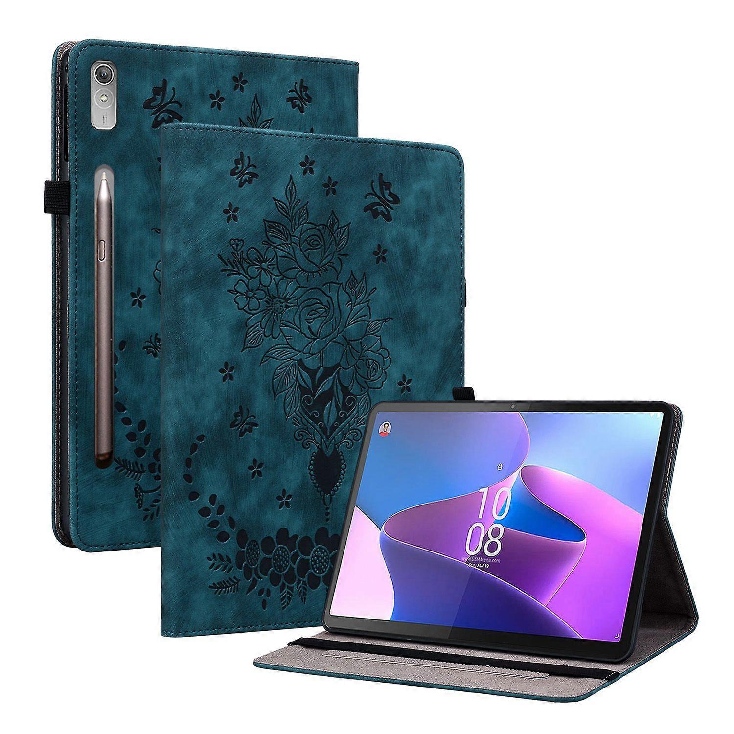Compatible With Lenovo Tab P11 Pro Gen 2 Flip Leather Multi-Functional Smart Tablet Case with Bracket and Card Slot
