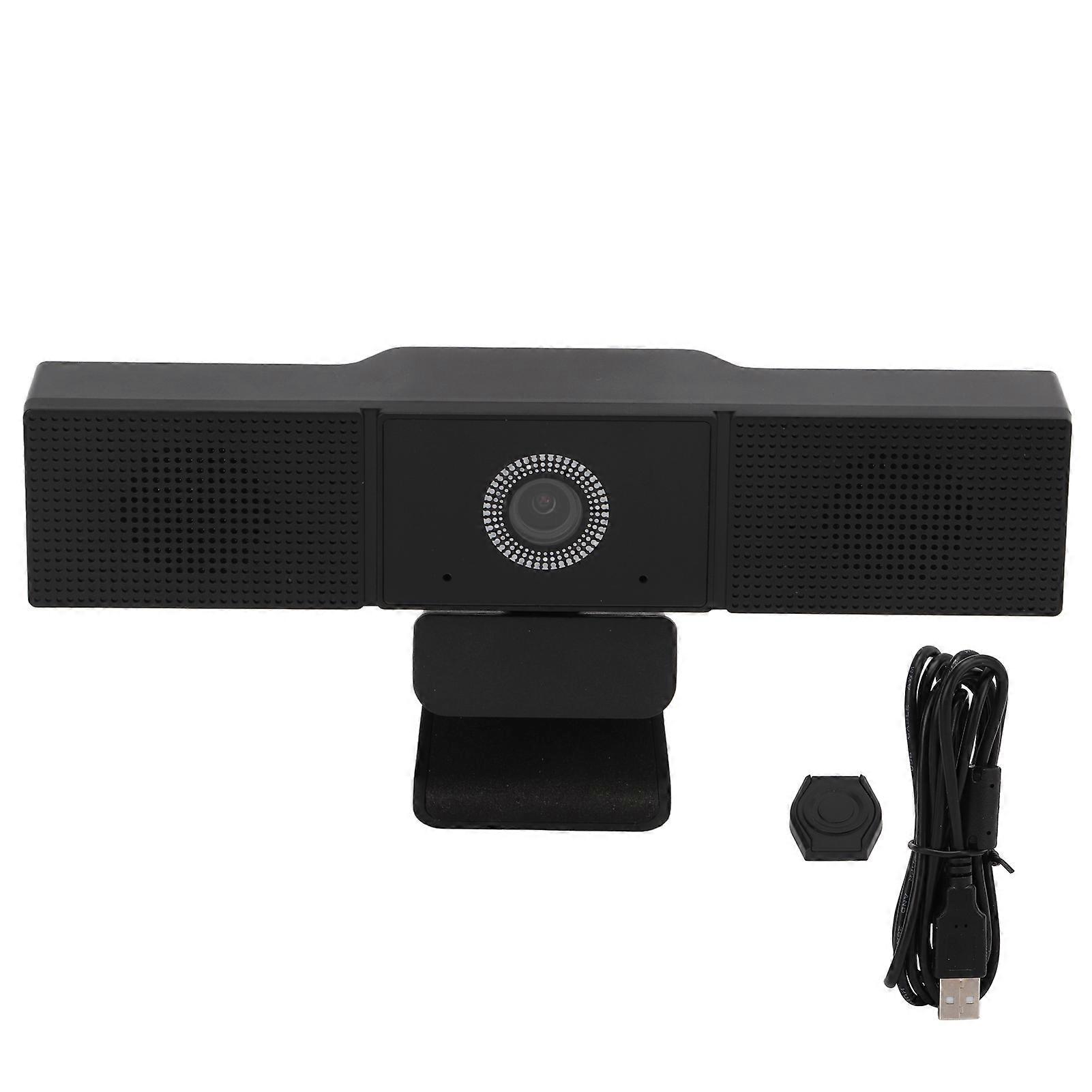1080P Webcam High Definition USB Driver Free Web Camera with Dual Microphone for Video Calling Recording Conferencing