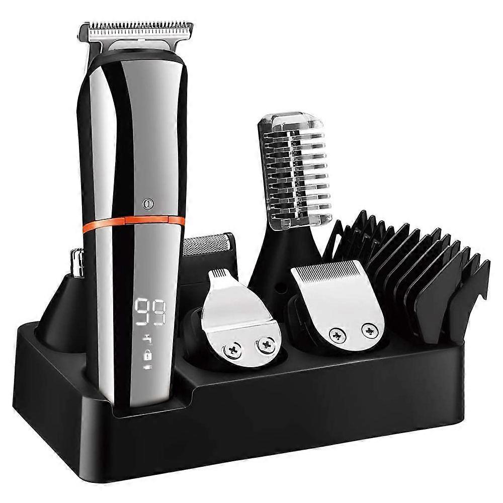 Rechargeable Beard Trimmer, Multi-Functional Wet-Dry Grooming System