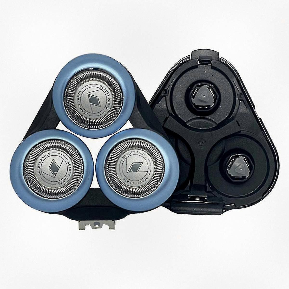 Complete Head Assembly for Electric Shaver Compatible with Models SH50, 5000, 6000, S6011, S6015, S6840, and S6550