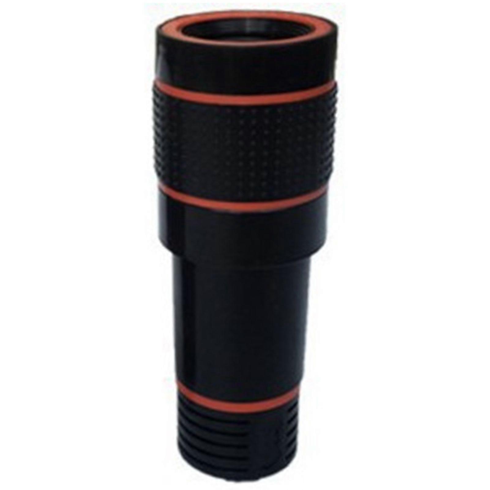 12X العالمي كليب أون الهاتف المحمول عدسة التلسكوب ، عدسة كاميرا الهاتف طويلة التركيز HD تقريب للحفلات الموسيقية والرياضة