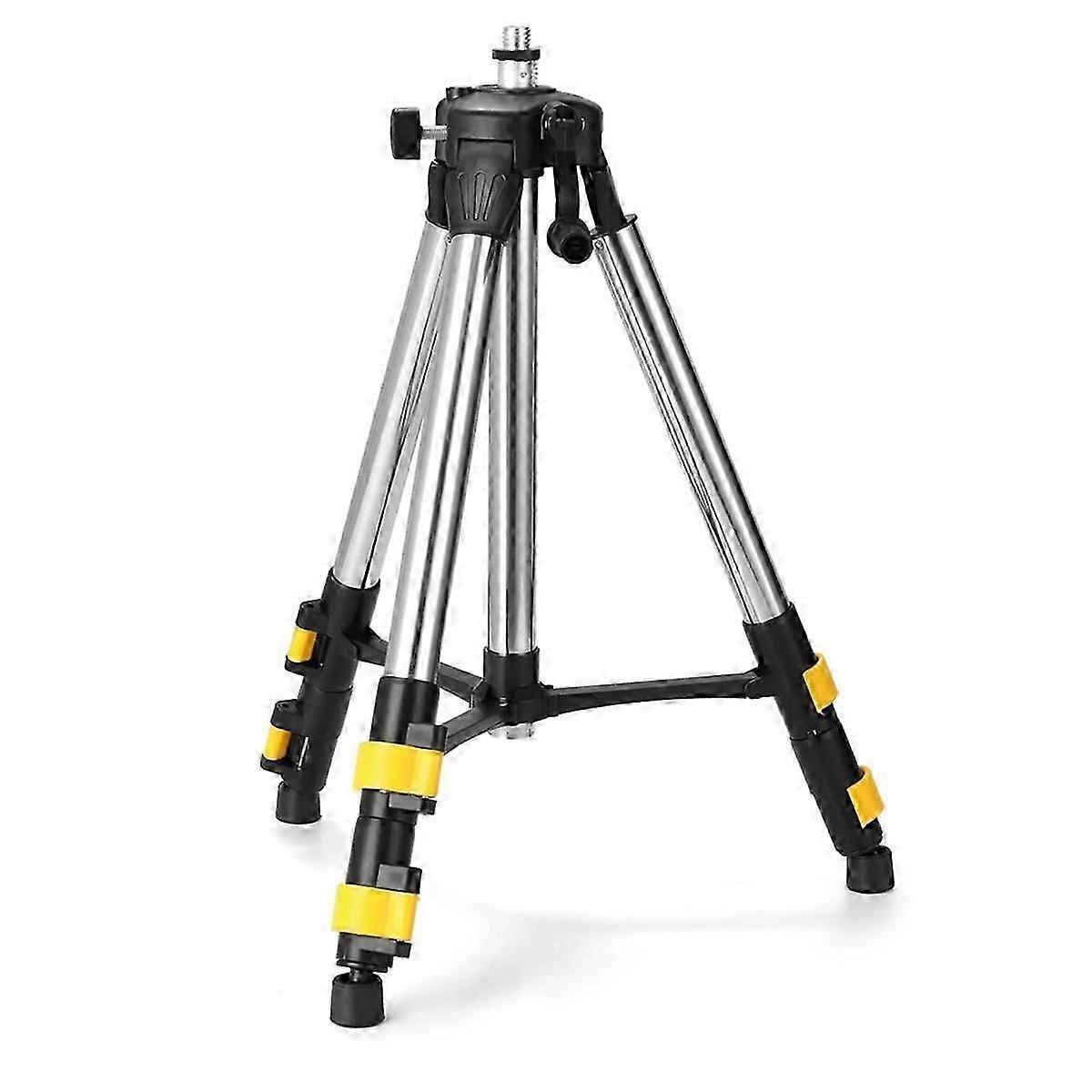 1.2M Three Height Adjustment Stainless Steel Extension Bar Tripod Stand for Laser Level Bubble-Leve