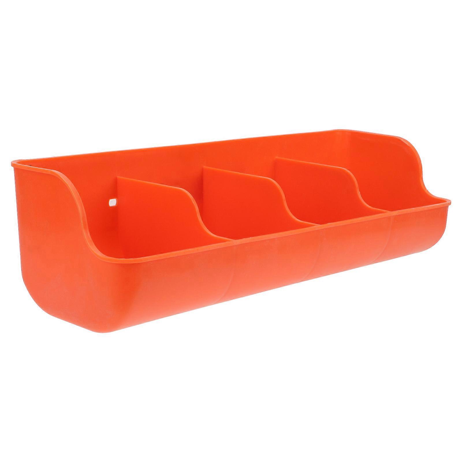 Hygienic Multi-Compartment Manger, Strong Plastic Feeder for Simultaneous Use