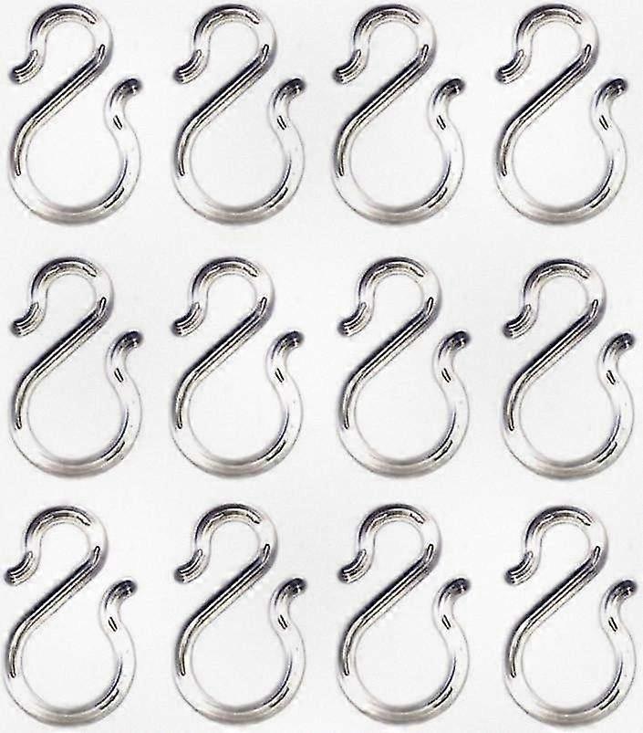 12 κομμάτια σαφή πλαστικά άγκιστρα κυπέλλου μπολ διάτρησης 1,7 ίντσα για τη διακόσμηση πάρτι