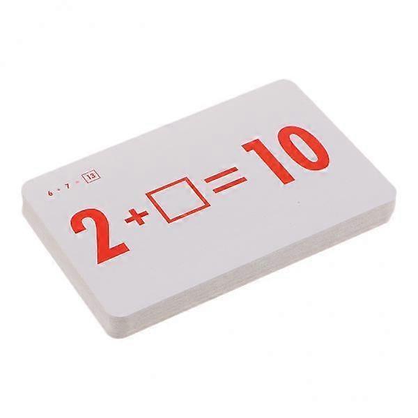 2x36 Pieces Math Flash Cards for Elementary School Grades PK-3 Addition