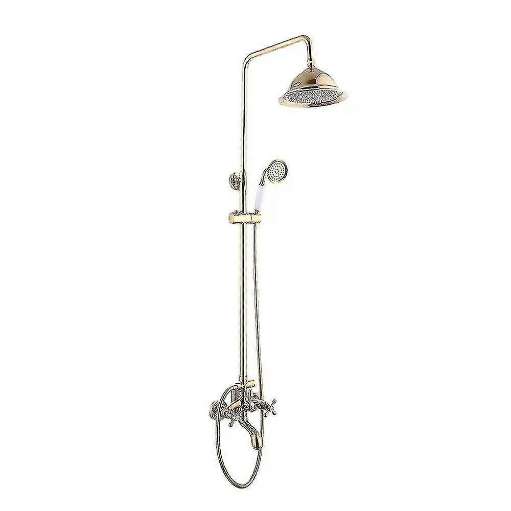 Retro Rain Shower Set Faucet With Hand Shower System