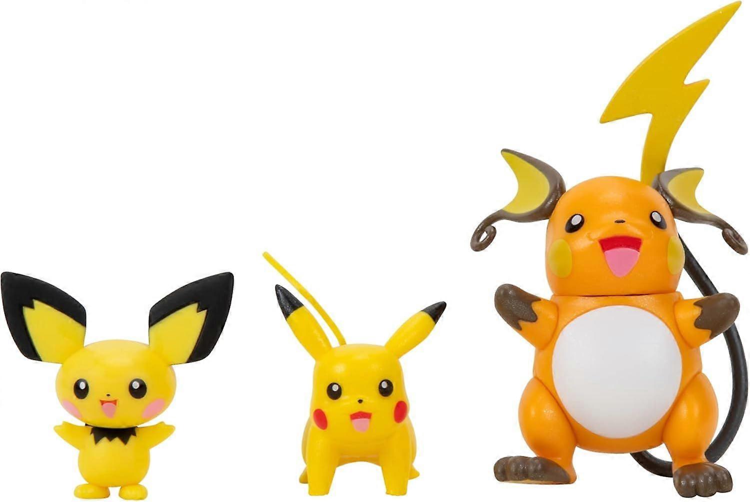 Pokemon - PKW - Select Evolution Multipack (Pichu Pikachu Raichu) Toy