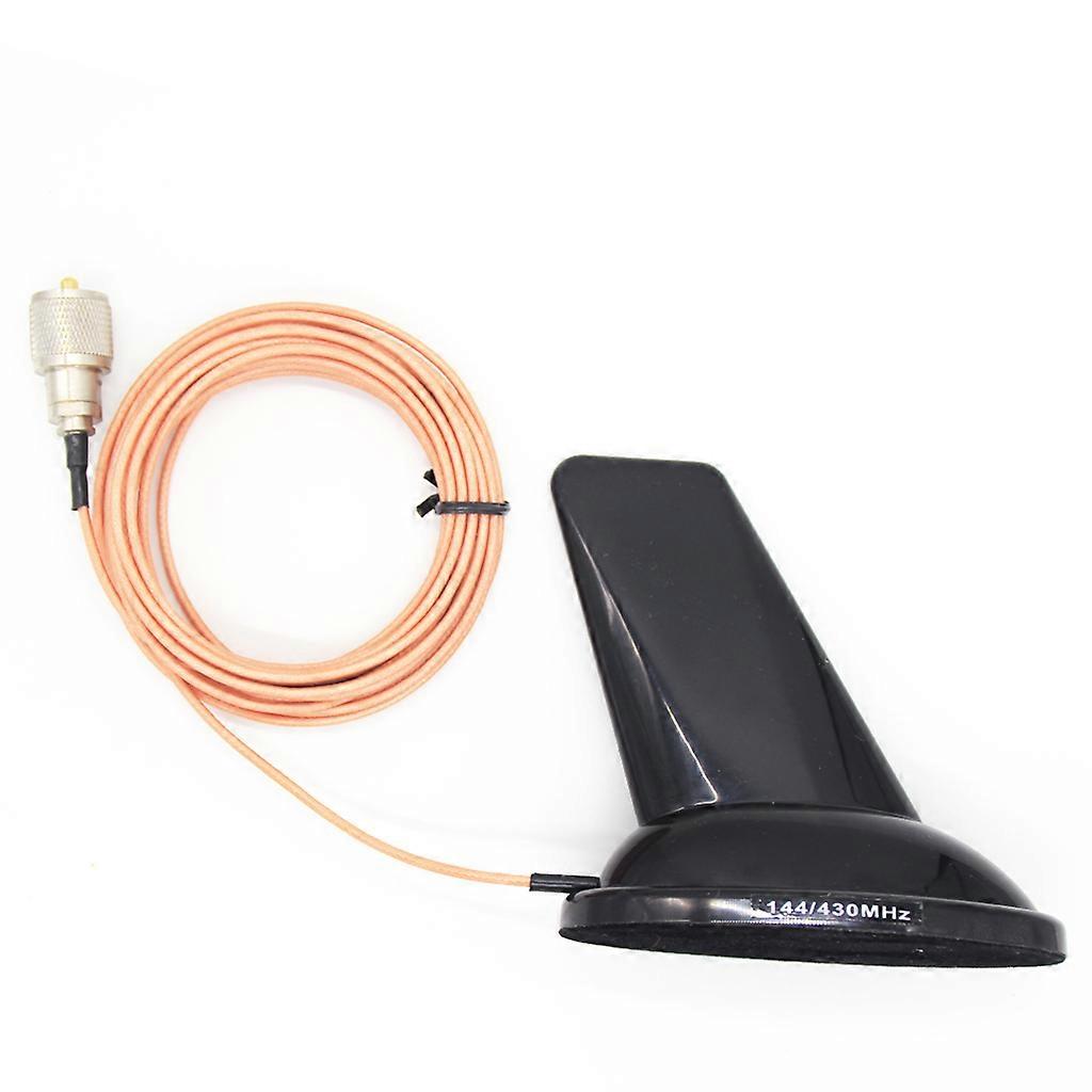 Plastic Car Shark Fin Antenna Vehicle External Roof Antenna Universal Car Accessories VHF UHF144/430Mhz Antenna