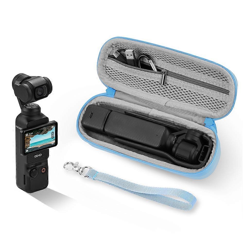 BRDRC For DJI Osmo Pocket 3 Portable Bag Soft Lining Shockproof Nylon Storage Case with Strap + Cara
