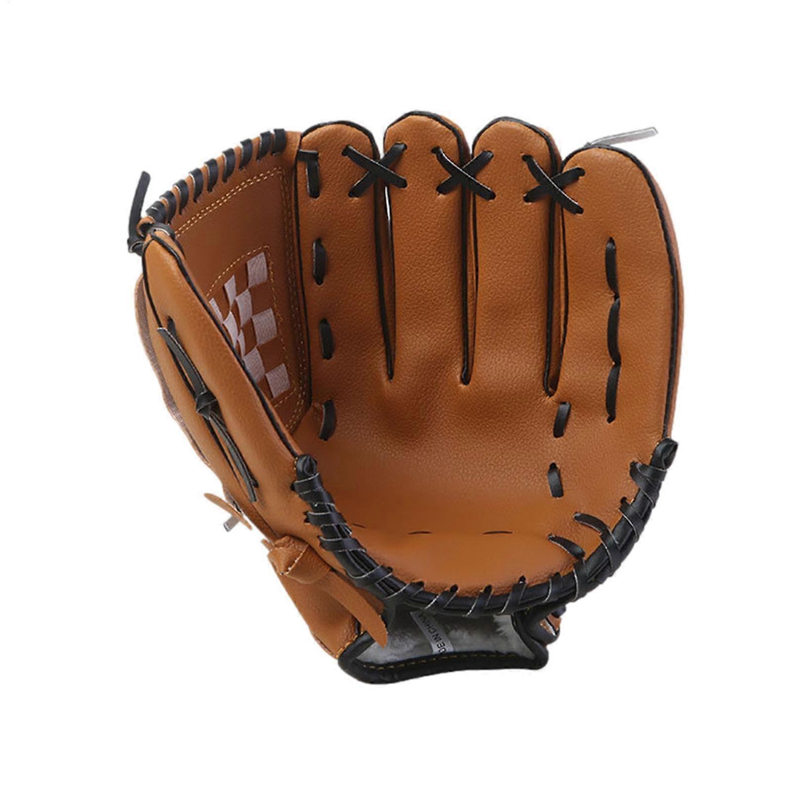 Softball Gloves for Children - PU Leather T-Ball Gloves with Palm Cushion, Thickened Design for Youth and Adult Baseball