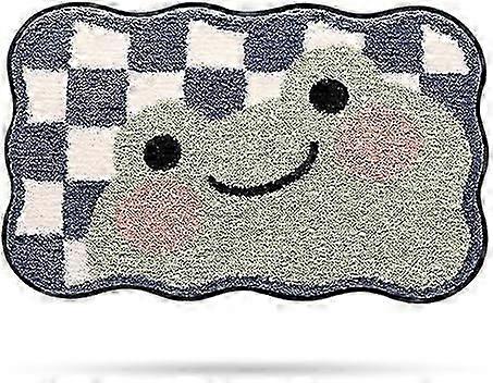 40x60cm Cute Cat Shape Bathroom Mat, Extra Soft and Absorbent, Machine Washable, Non-Slip Mat for Bathtub, Shower