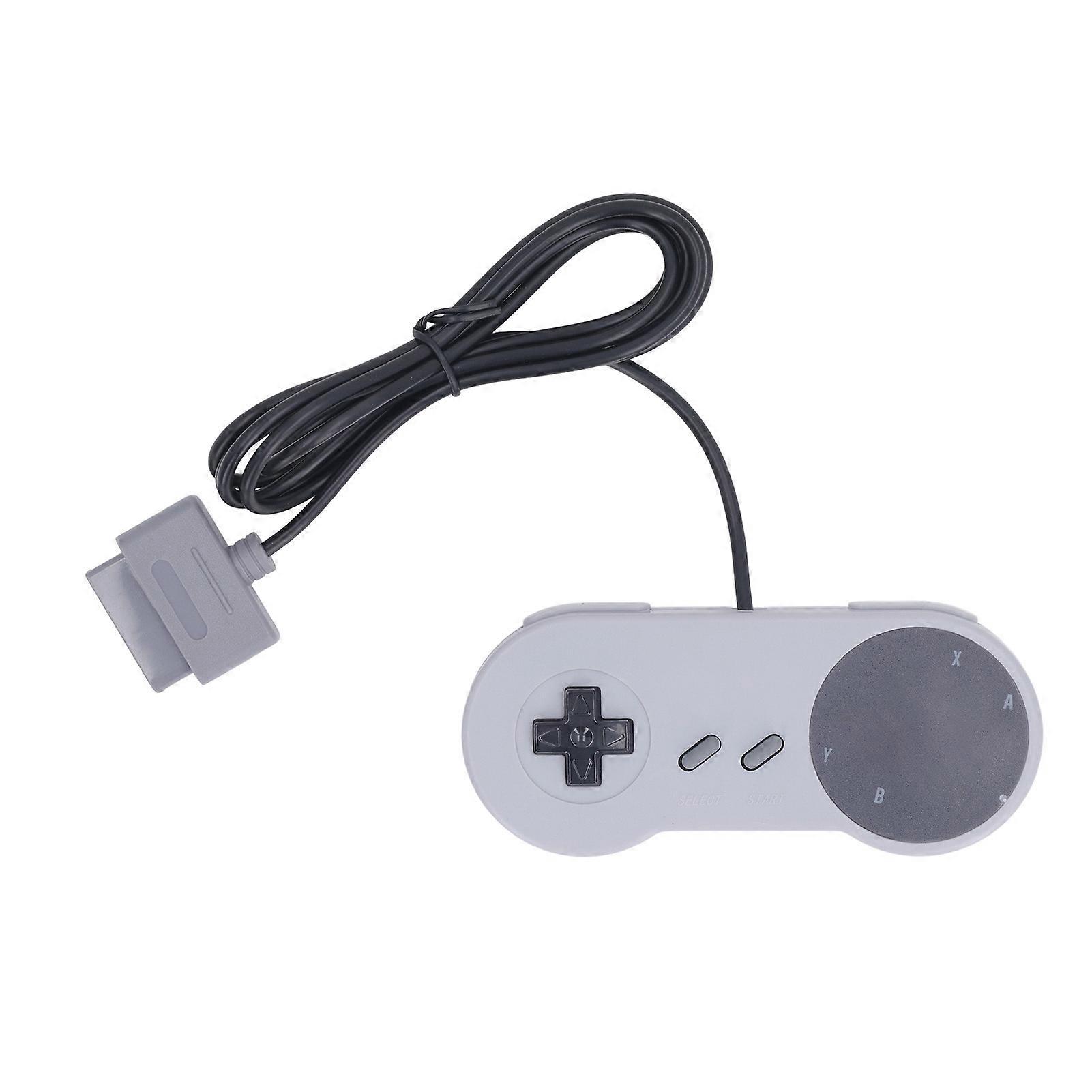 Classic Wired Gamepad for SNES/SFC - Durable 16Bit Controller with Responsive Buttons