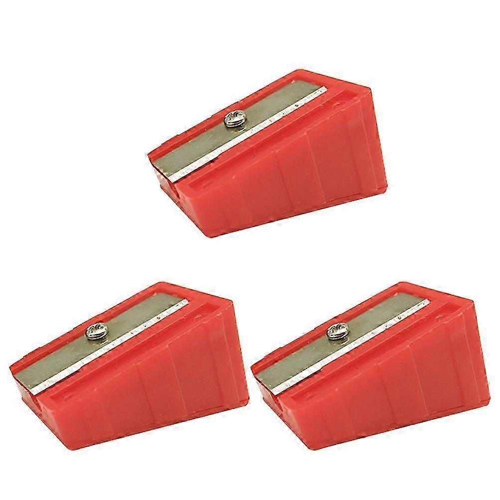 3Pcs Cue Tip Burnisher Pencil Sharpener Shape Pool Repair Tool Random Color
