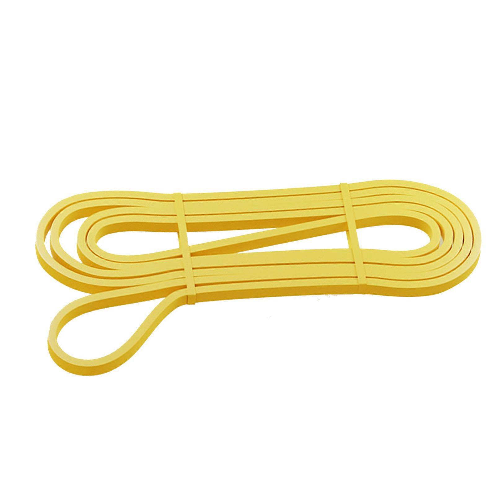 TPEゴムバンドイエローフィットネスエクササイズ抵抗バンドストレッチ抵抗バンドフィットネストレーニングプルアップ用