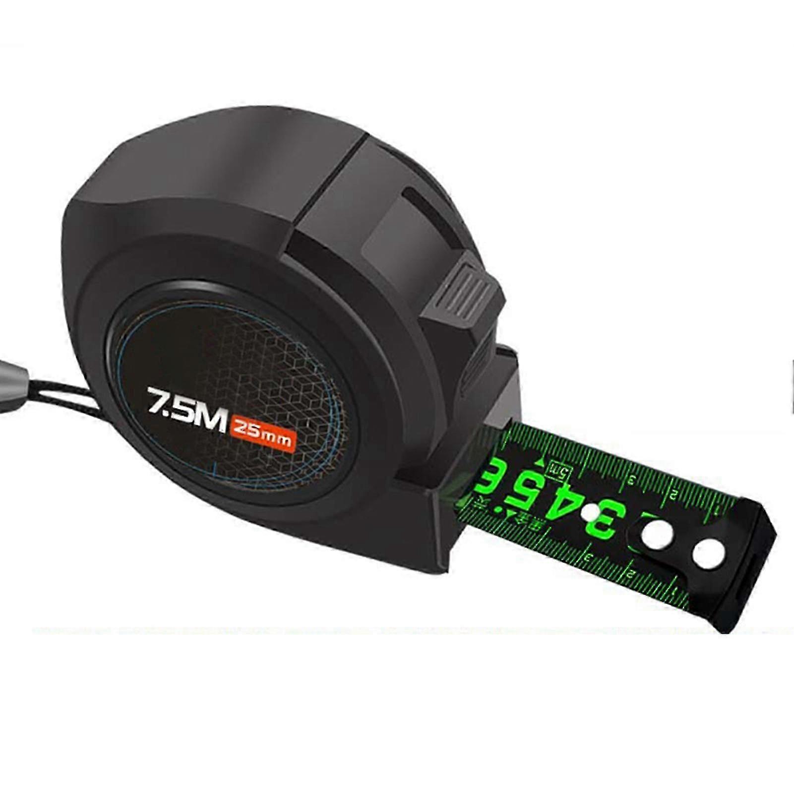 Φορητή τηλεσκοπική μεζούρα χάλυβα με σαφή κλίμακα - 7.5M x 25mm