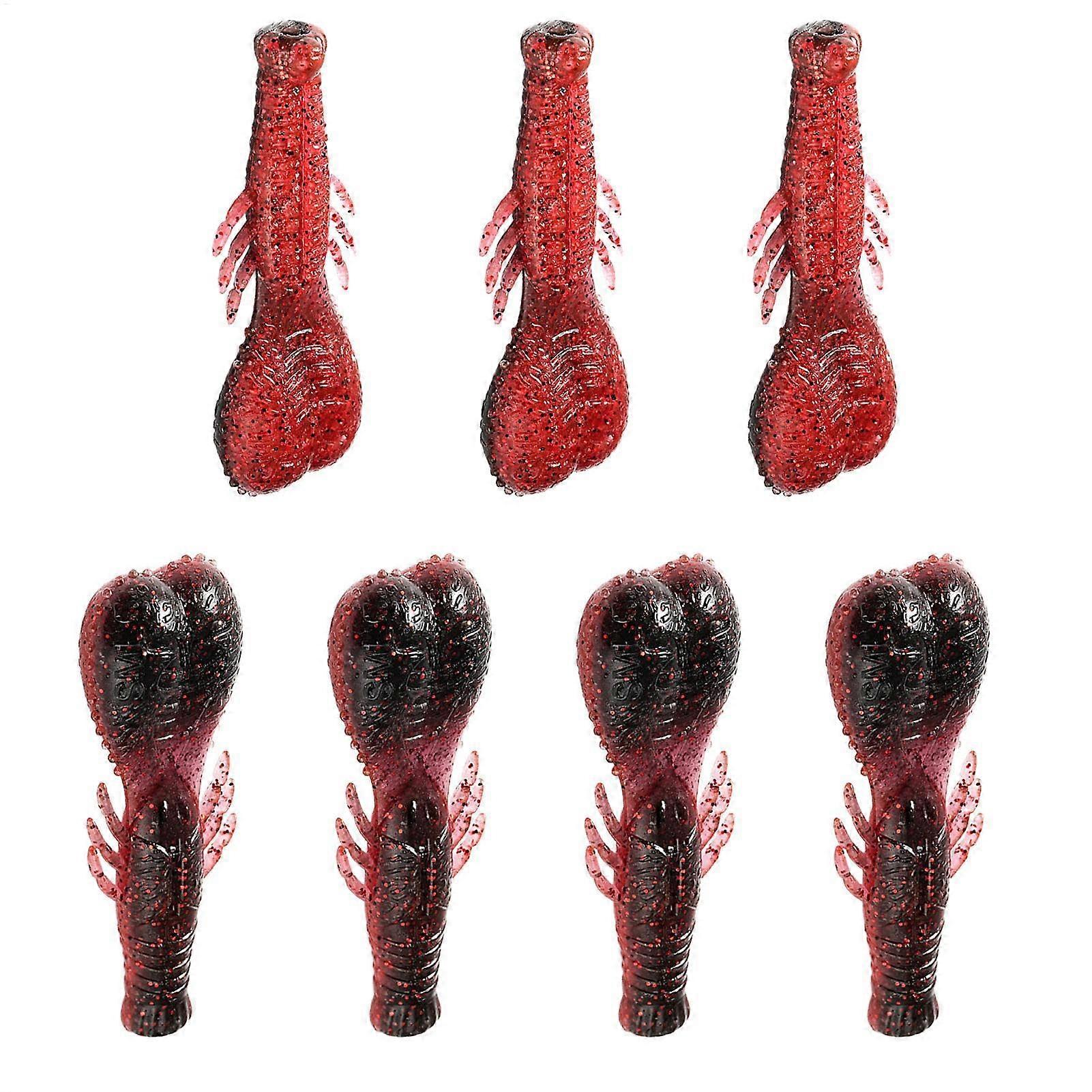fish bait, soft bait 7X freshwater bait, fishing rig, realistic artificial bait for trout bass salmon