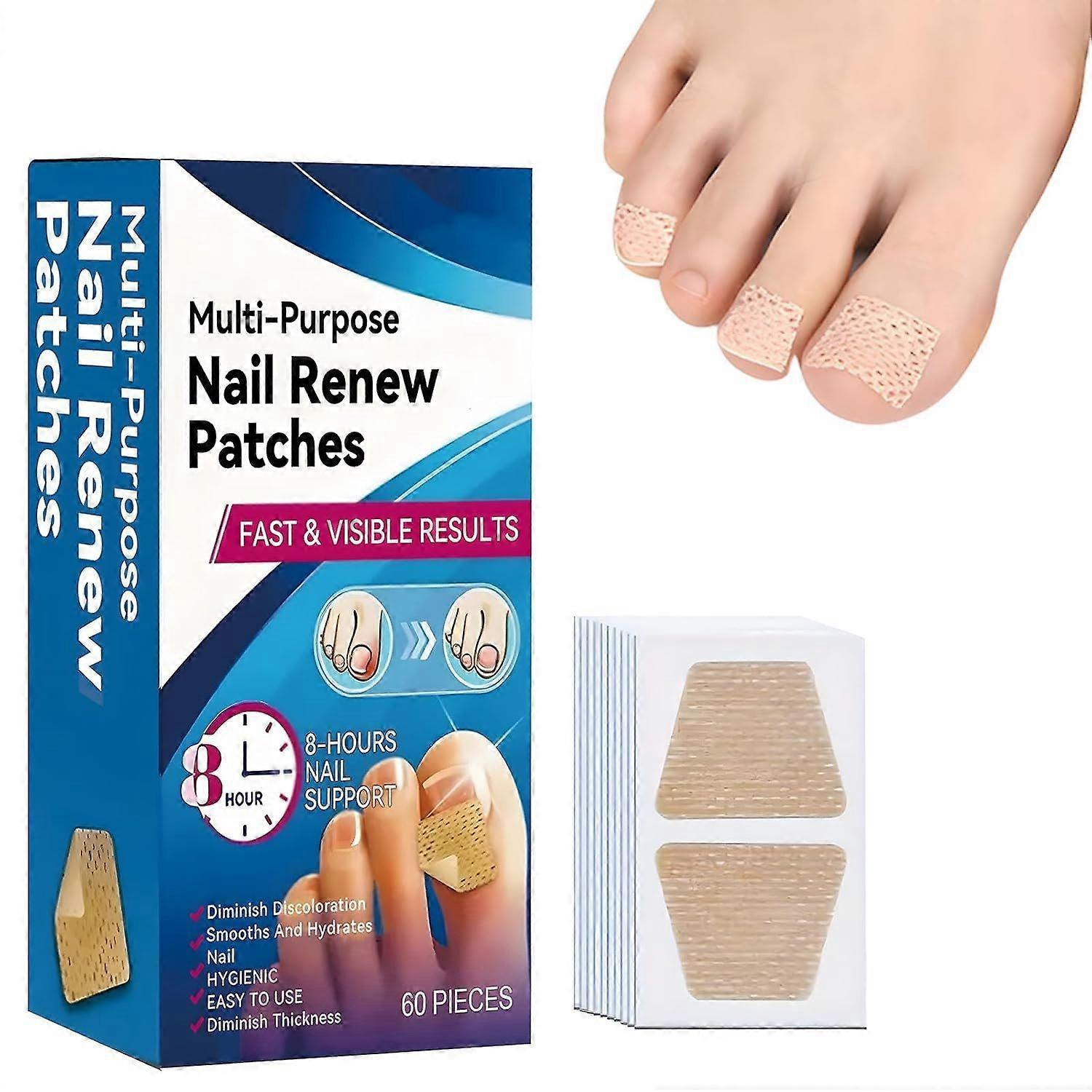 Nail Fungus Plaster Patch, Nail Plasters, Toenail Nail Repair Plasters, for Damaged Nails and Appearance of Discoloured Nails