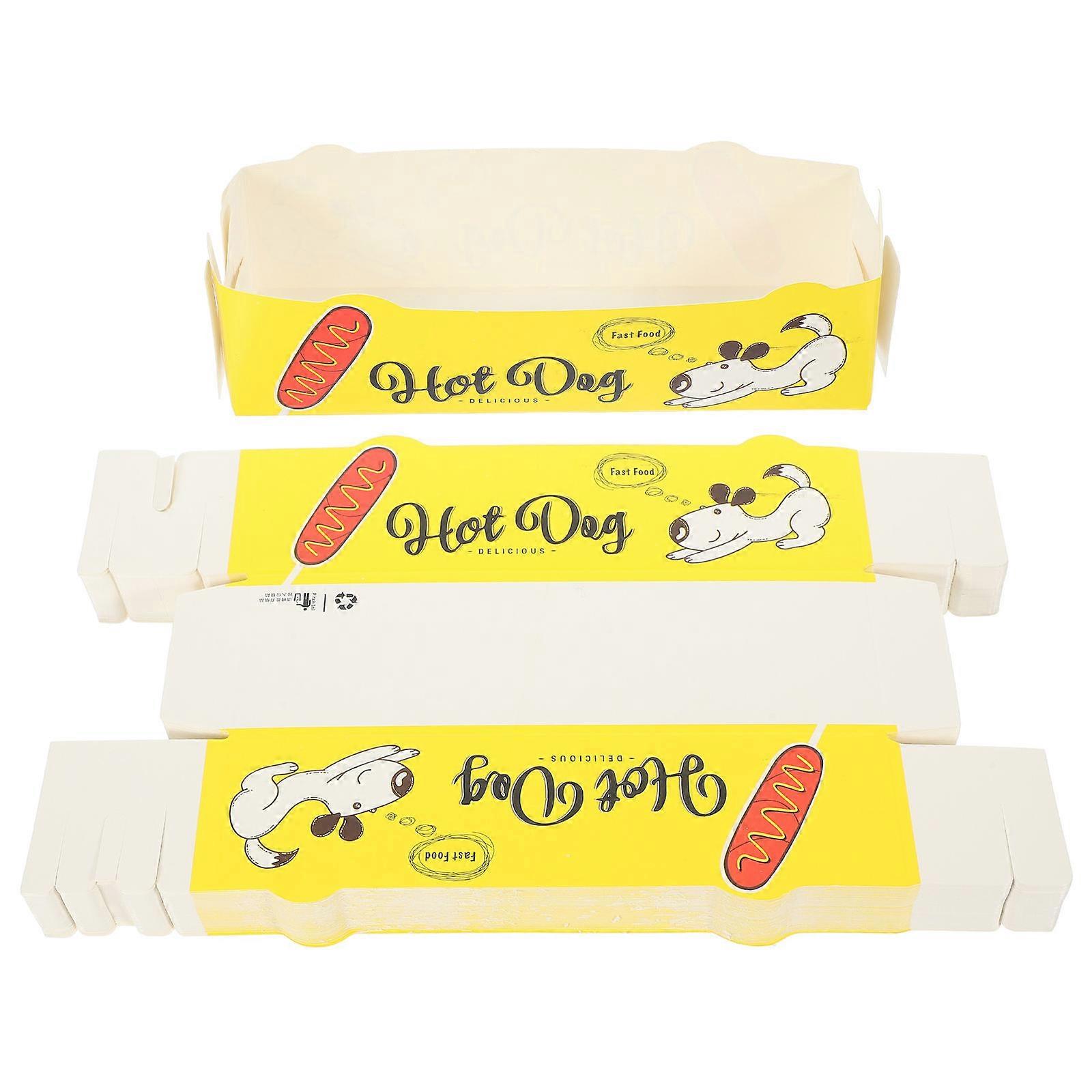 Stackable Dog Paper Trays for Catering, Ideal for Festivals and Gatherings