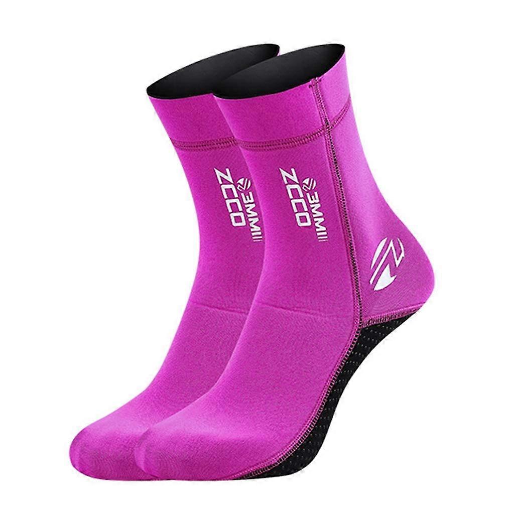 3 mm Neoprene Socks for Wetsuit, NonSlip for Men and Women, for Diving, Swimming