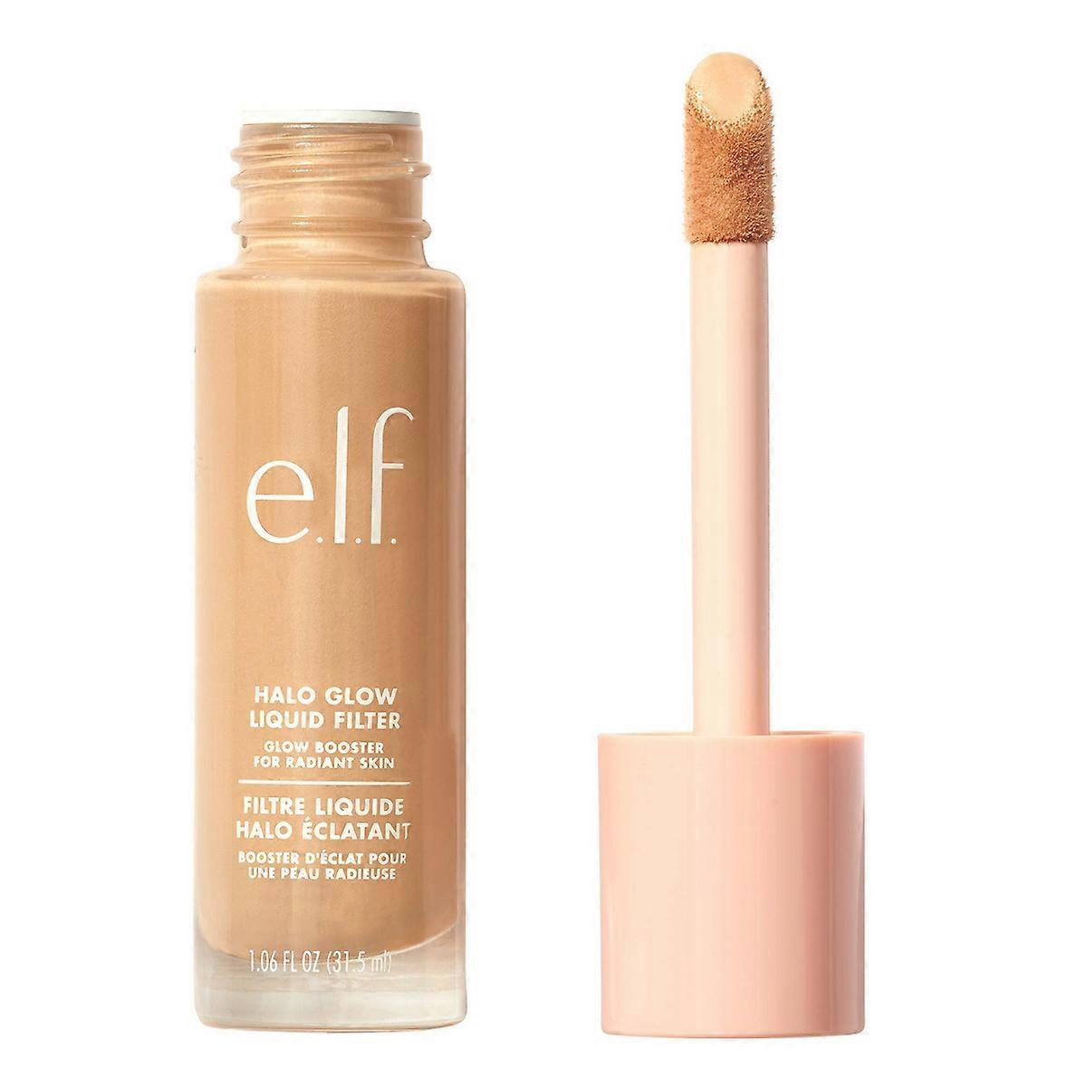 E.l.f. Halo Glow Liquid Filter Highlighter, 5 Medium/tan - 1.06 Fl Oz