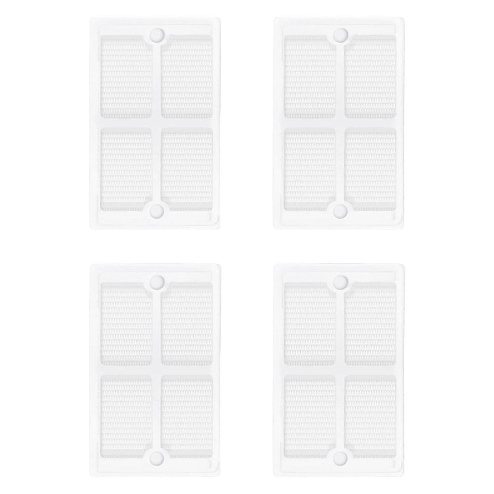 Set of 4 High Efficiency Water Tank Filters for Robotic Vacuums Cleaner Replacement Part Washable Dust Box Accessories