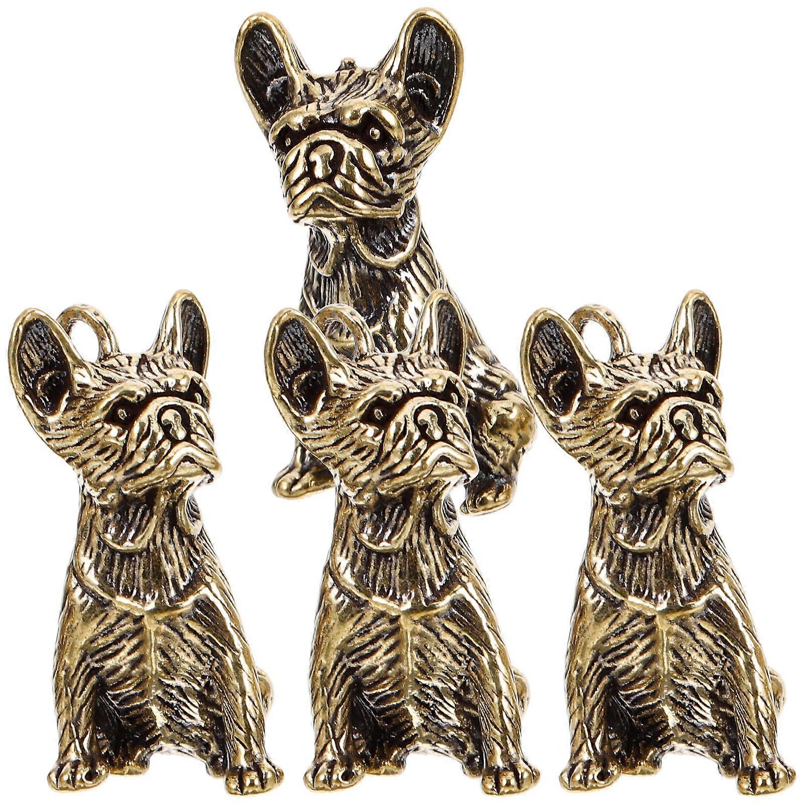 Here's a polished and professional product description based on your input:
**4PCS Cute Dog Charms for Jewelry Making – Multi Use Puppy Ornaments
