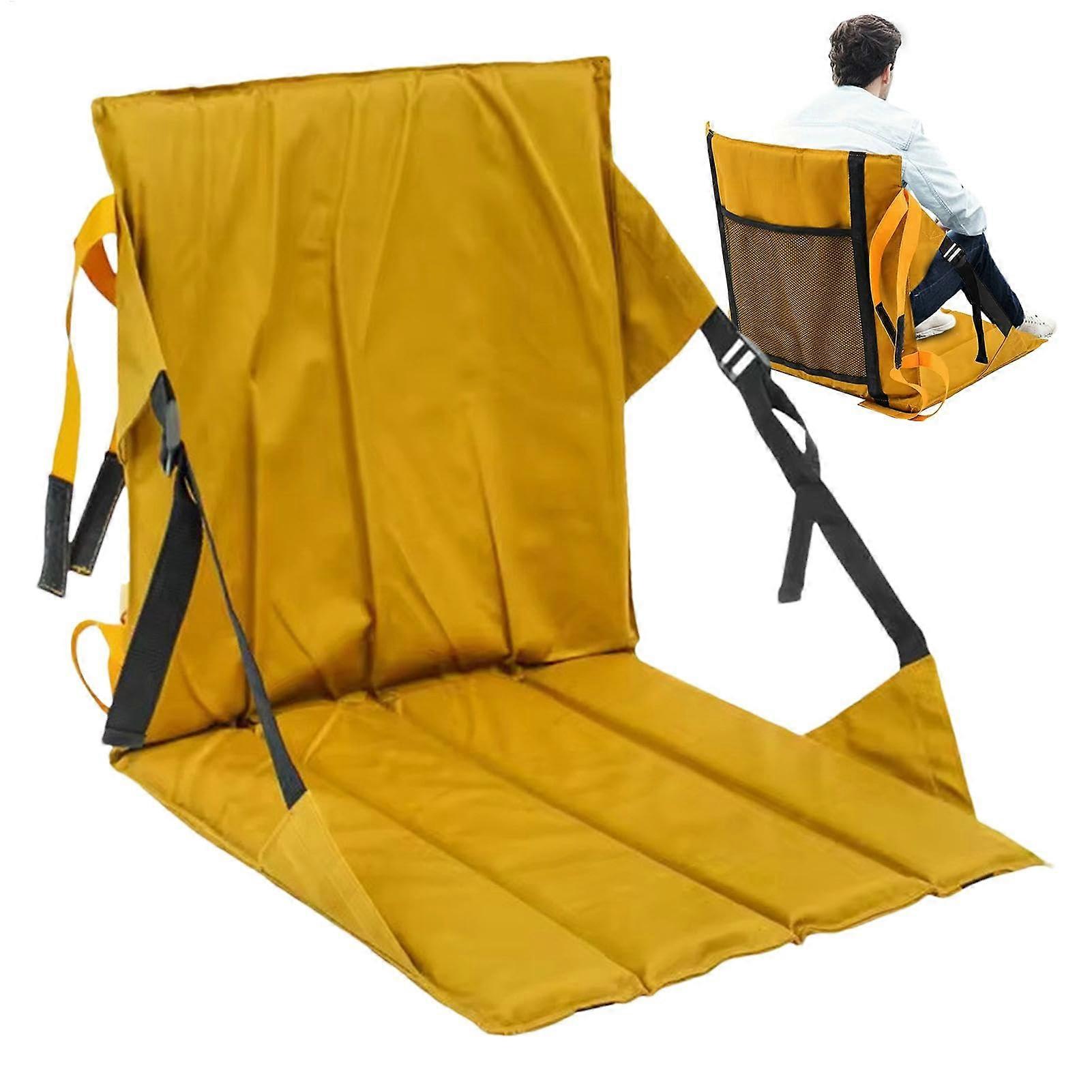 Folding Cushion for Stadium Seats, Outdoor, with Back Support, 42 x
