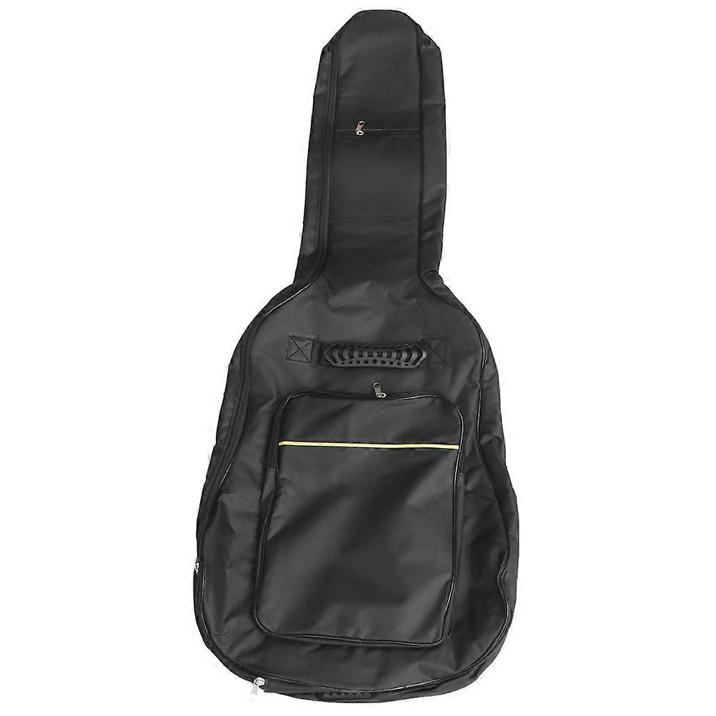 Thickened Guitar Backpack Storage Travel Protection Black 1Set