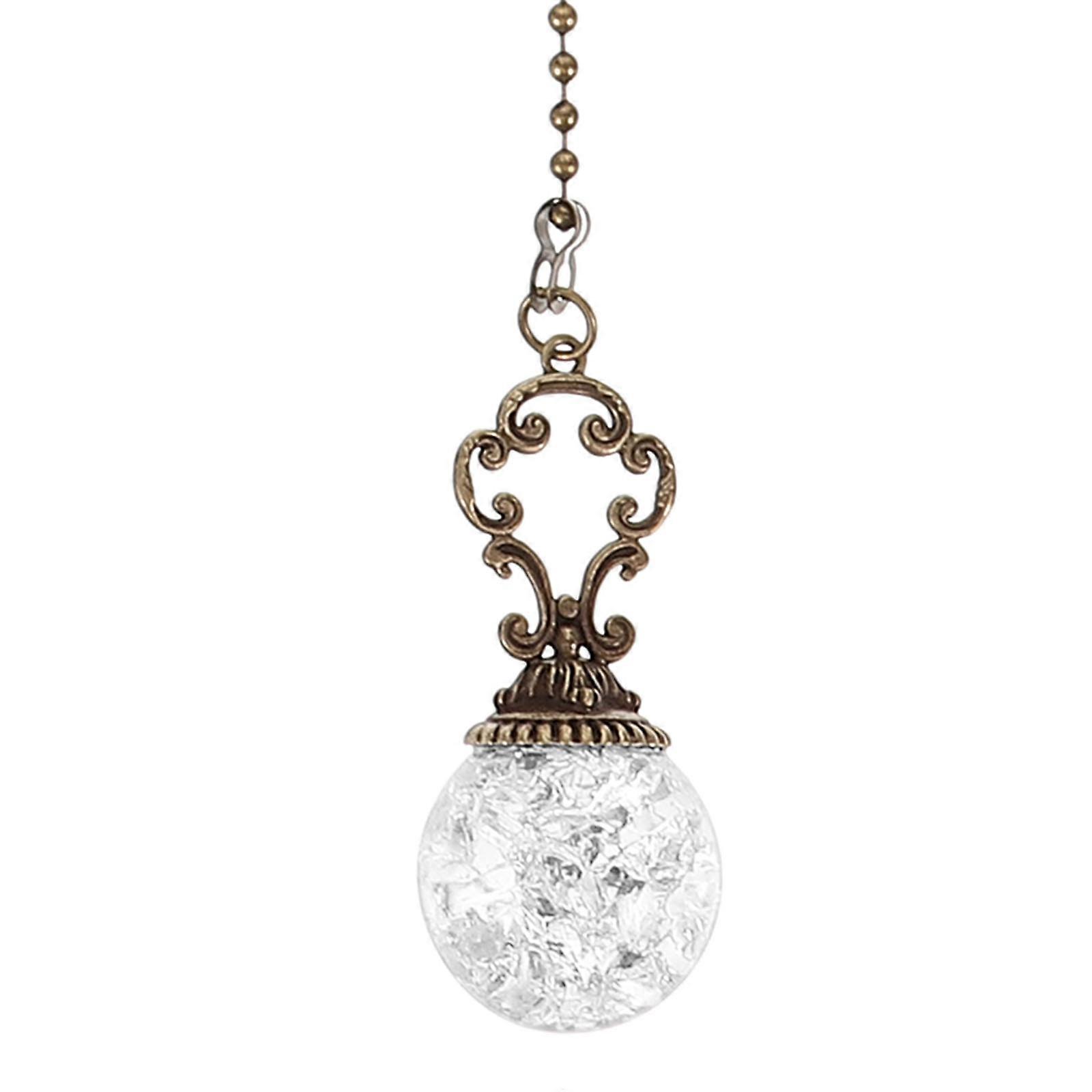 Beaded Fan Pull Chain for Ceiling Lights Vintage Pendant with Elegant Design for Home Decoration Easy to Install and Remove