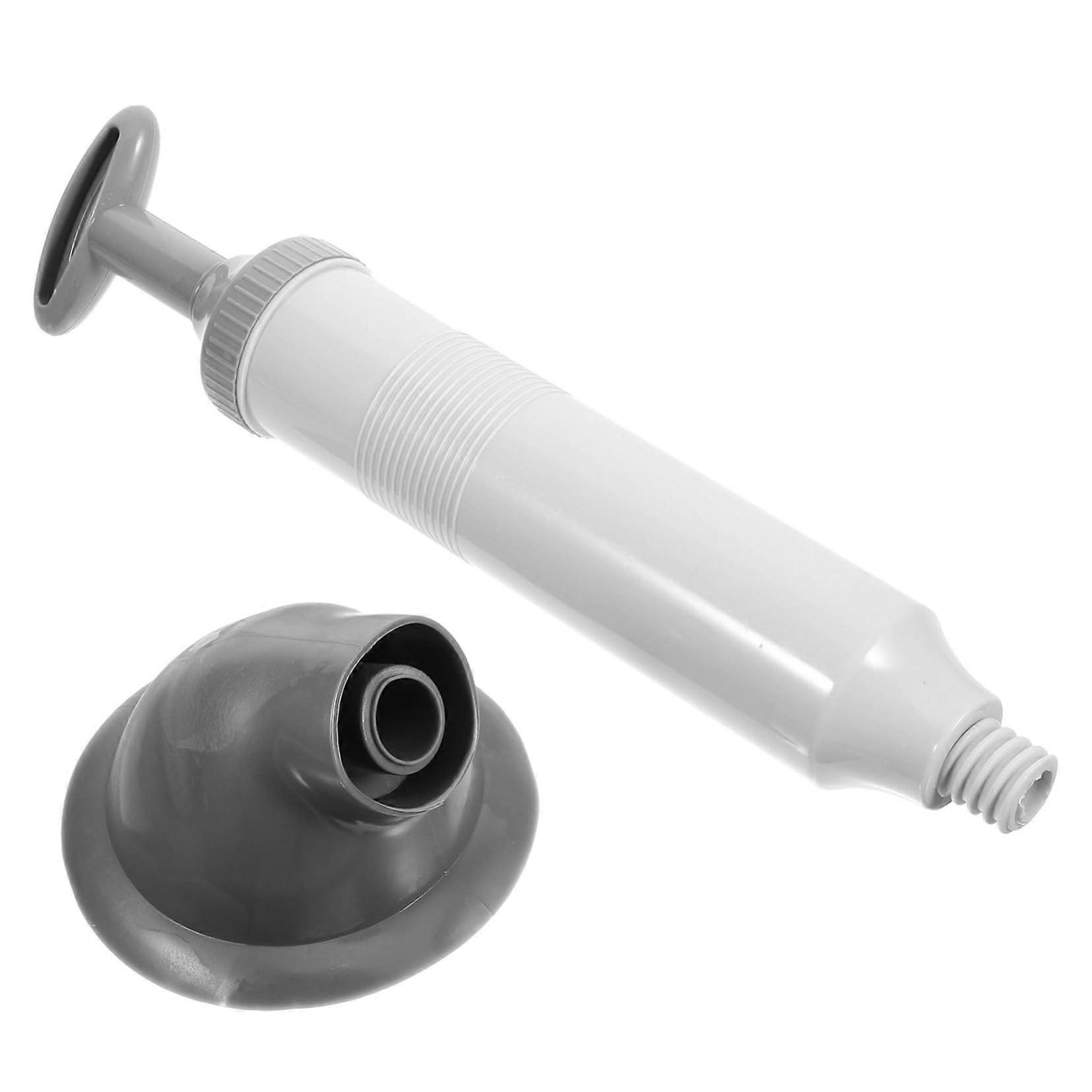Toilet plunger with long handle household WC unclogger for clogged toilets and sinks effective cleaning pump for bathroom durable