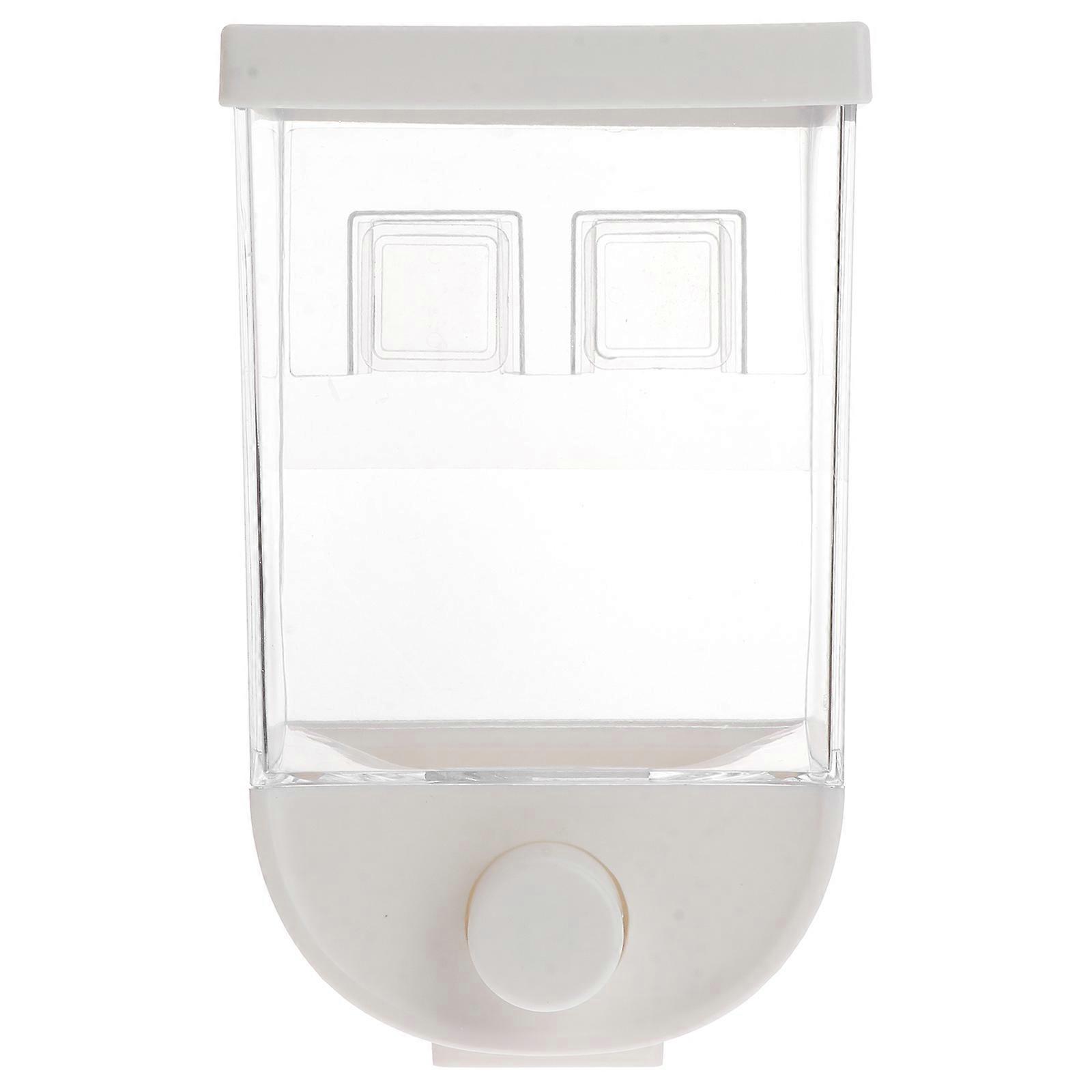 Food Storage Box Pantry Storage Containers Kitchen Storage Container White 1000ml Leak-Proof Rectangular 1Pcs