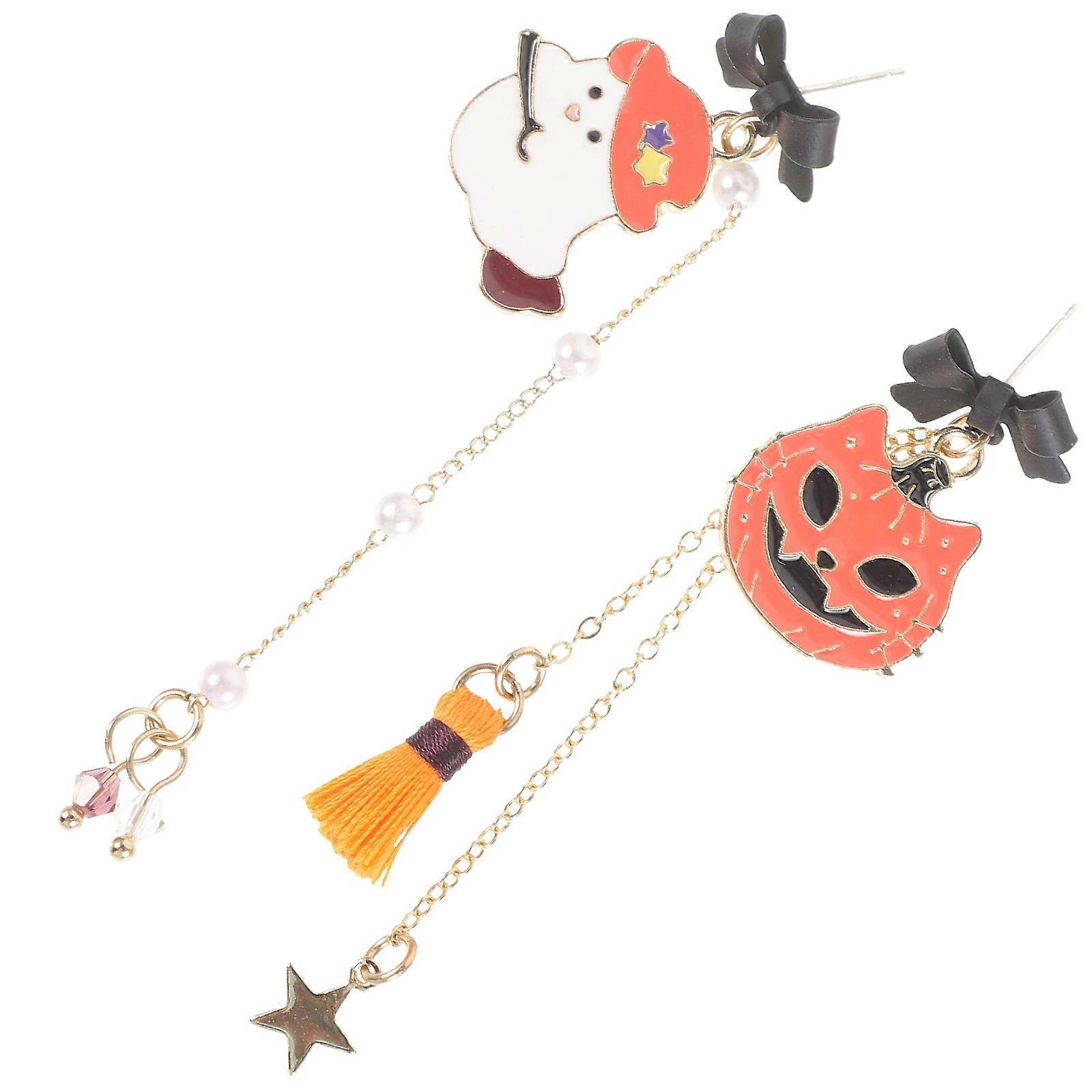 Cute Earrings Non-Fading Bow Shape Metal For Special Occasions 1Pair