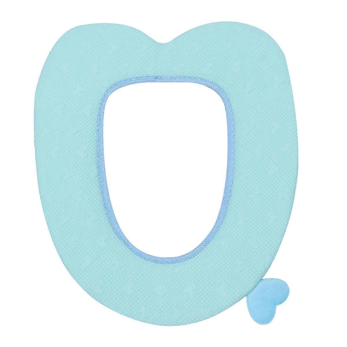 Home Toilet Seat Pad Square Shaped Toilet Mat With Handle For Elderly Home Bathroom Use Light Green 43x37x0.8cm Practical 1Pcs