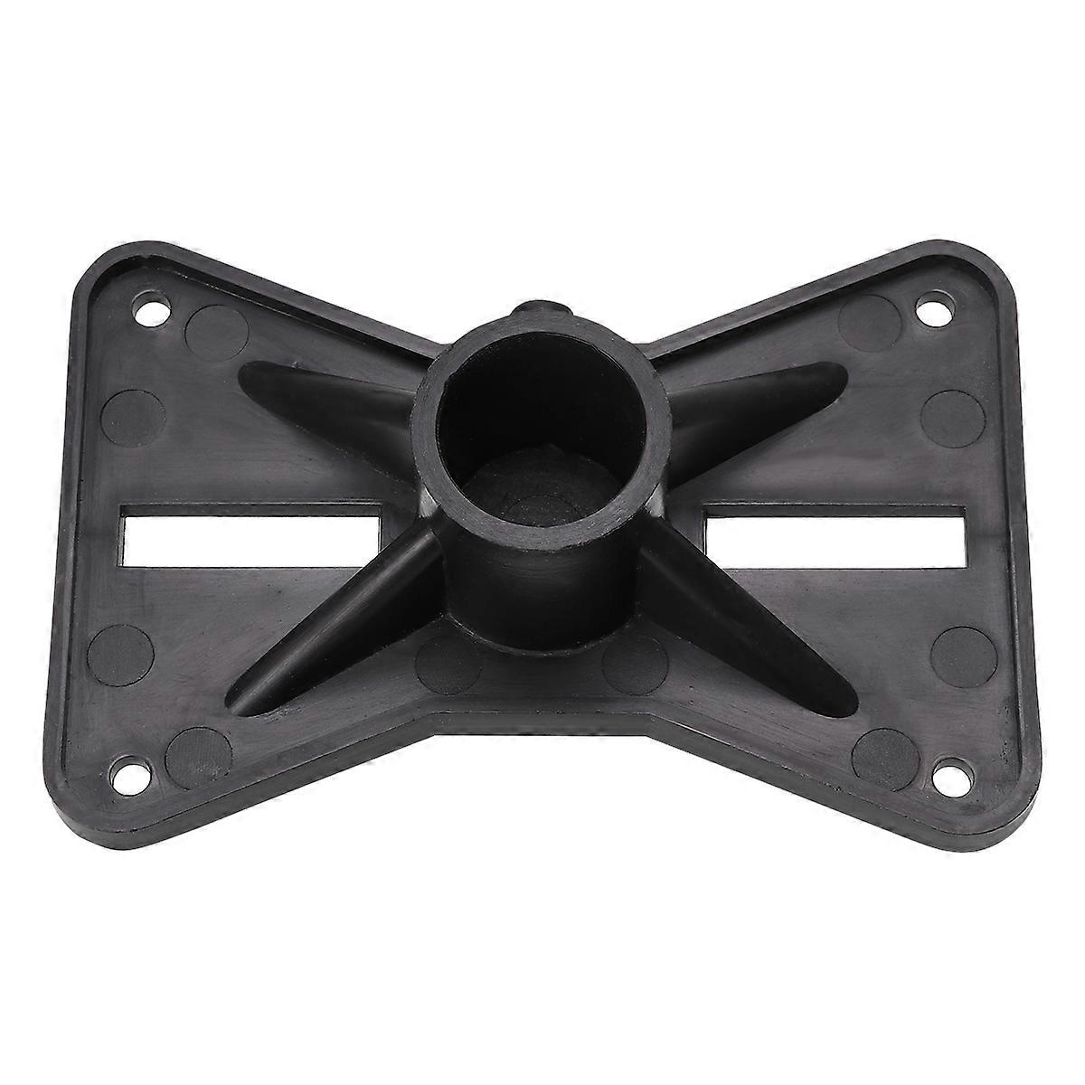 Speaker Holder Durable Use Black Plastic Speaker Bracket Base Easy Installation and Removal 18x12x4.5cm 1Pack