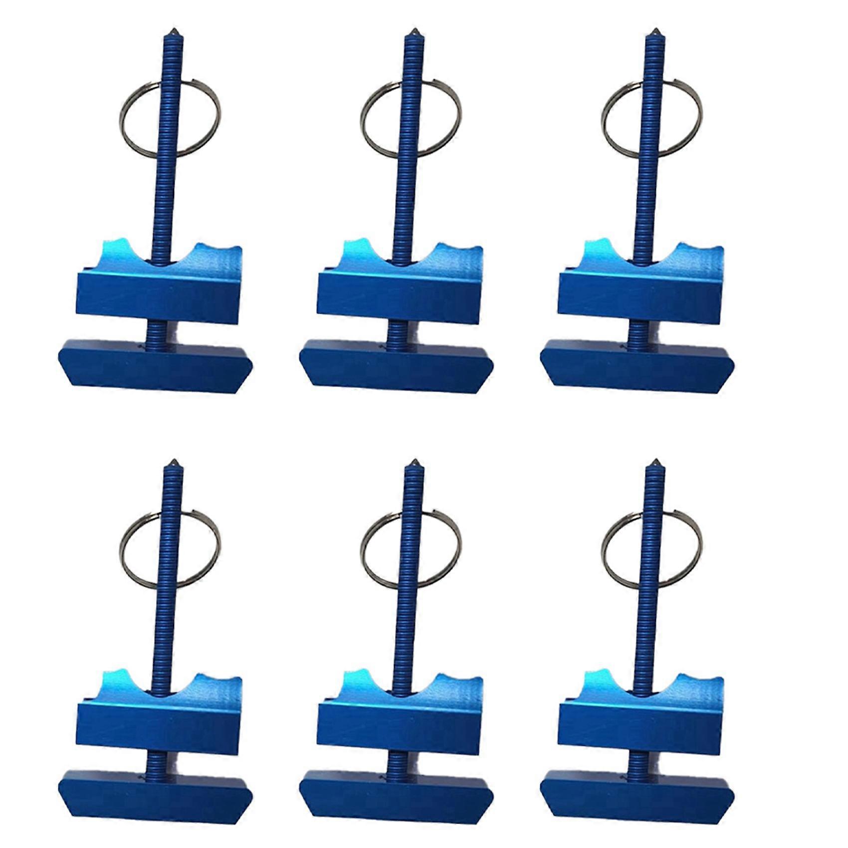 Stall Smart Safety Tool, Portable Door Lock for Hotel Rooms, (Blue)