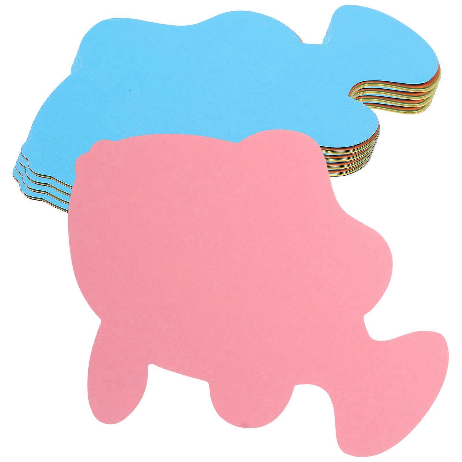 Delicate Wall Paper Cutouts Small Fish Cutouts Crafts Assorted Color 15.20X12.80X0.10cm Room Decoration 72Pcs