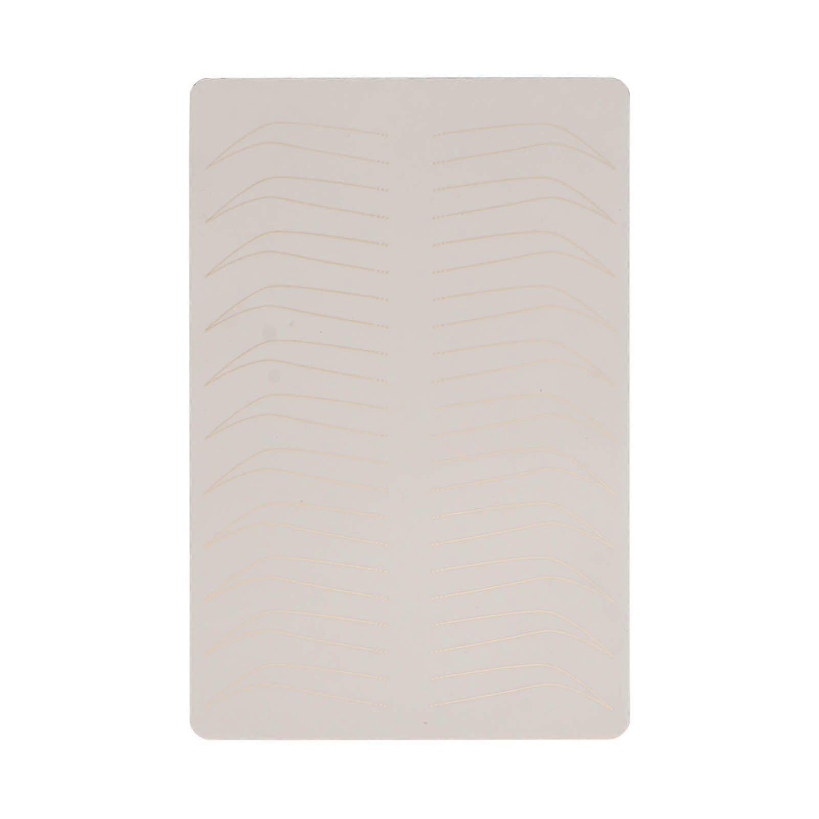 2025 Latest Model Eyebrows Practice Skin Double Sided Artificial Microblading ...