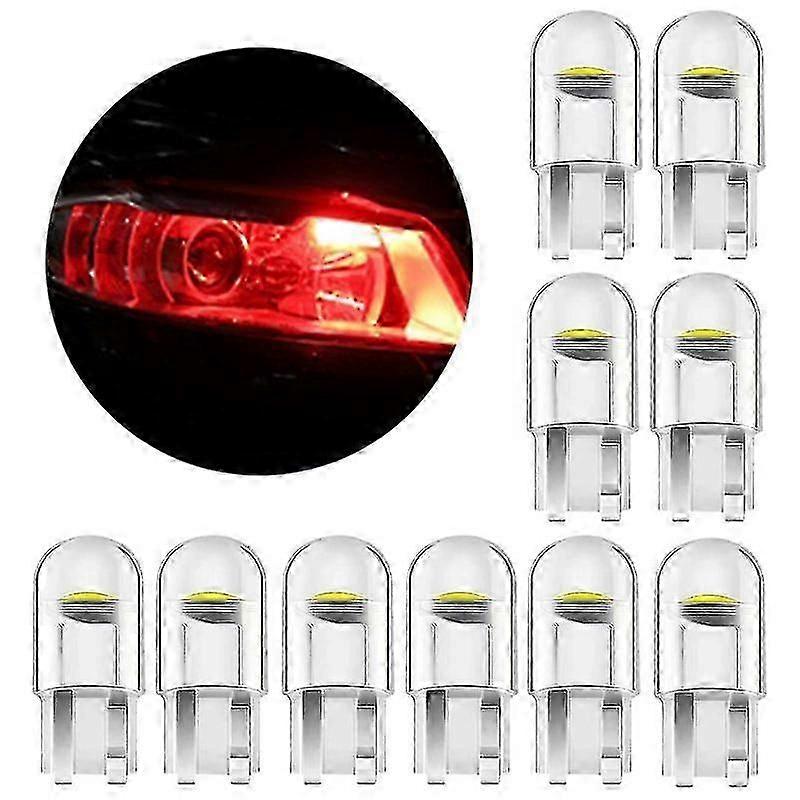 10 Pcs Car T10 Led Wedge Reverse License Plate Lamp Bulb For Clearance Light 12v Boris