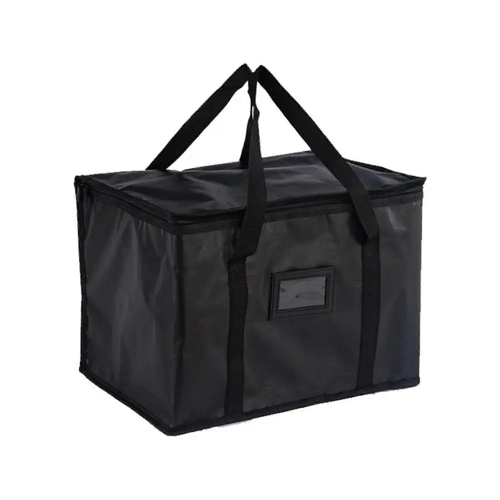 Cooler Bag Large Foldable Insulated Lunch Bag 50L Food Storage Portable Tote For Delivery Takeout Keeps Food Warm Cold