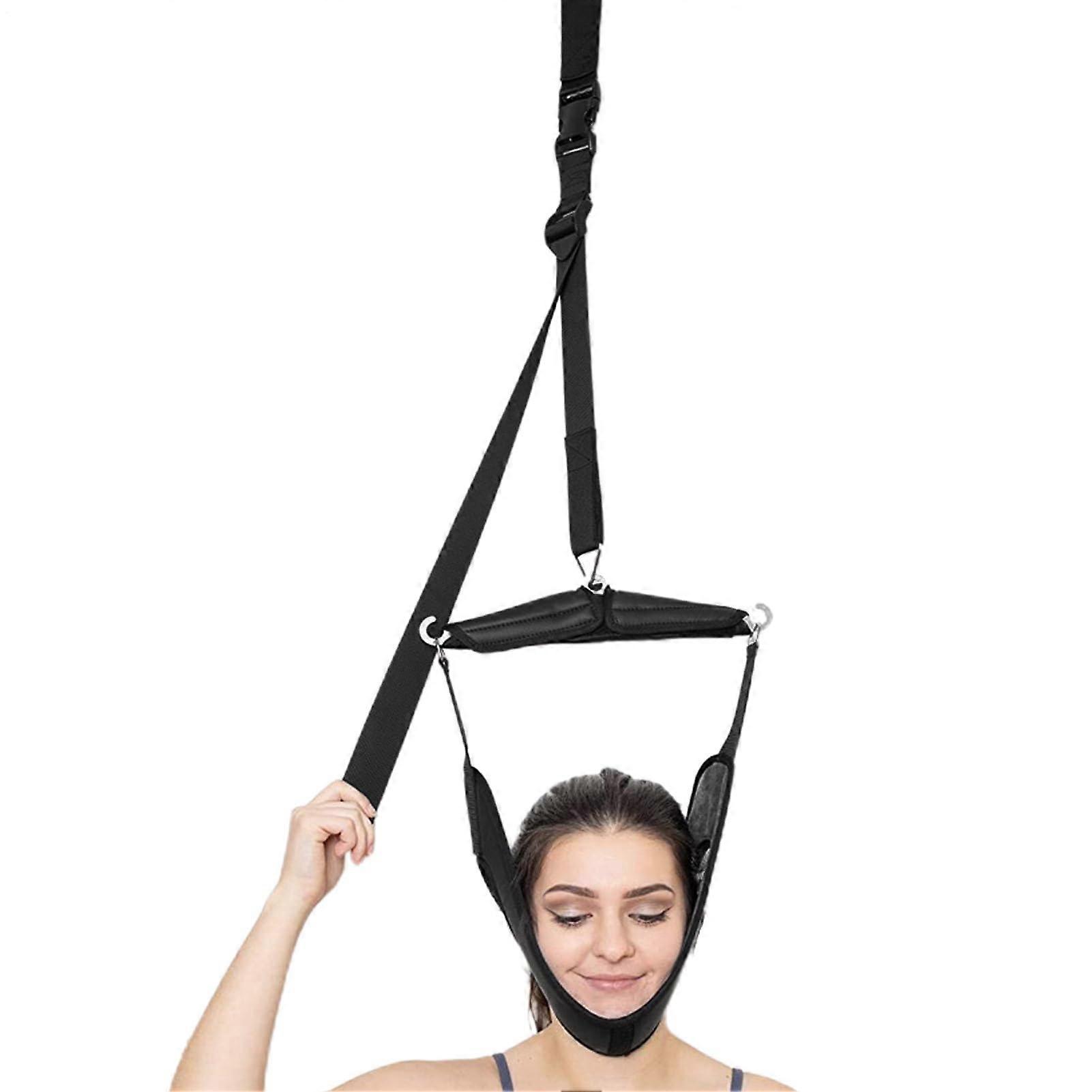Neck Traction Device Over Door Spinal Decompression Corrector for Men Women Adjustable Size 2023 Model