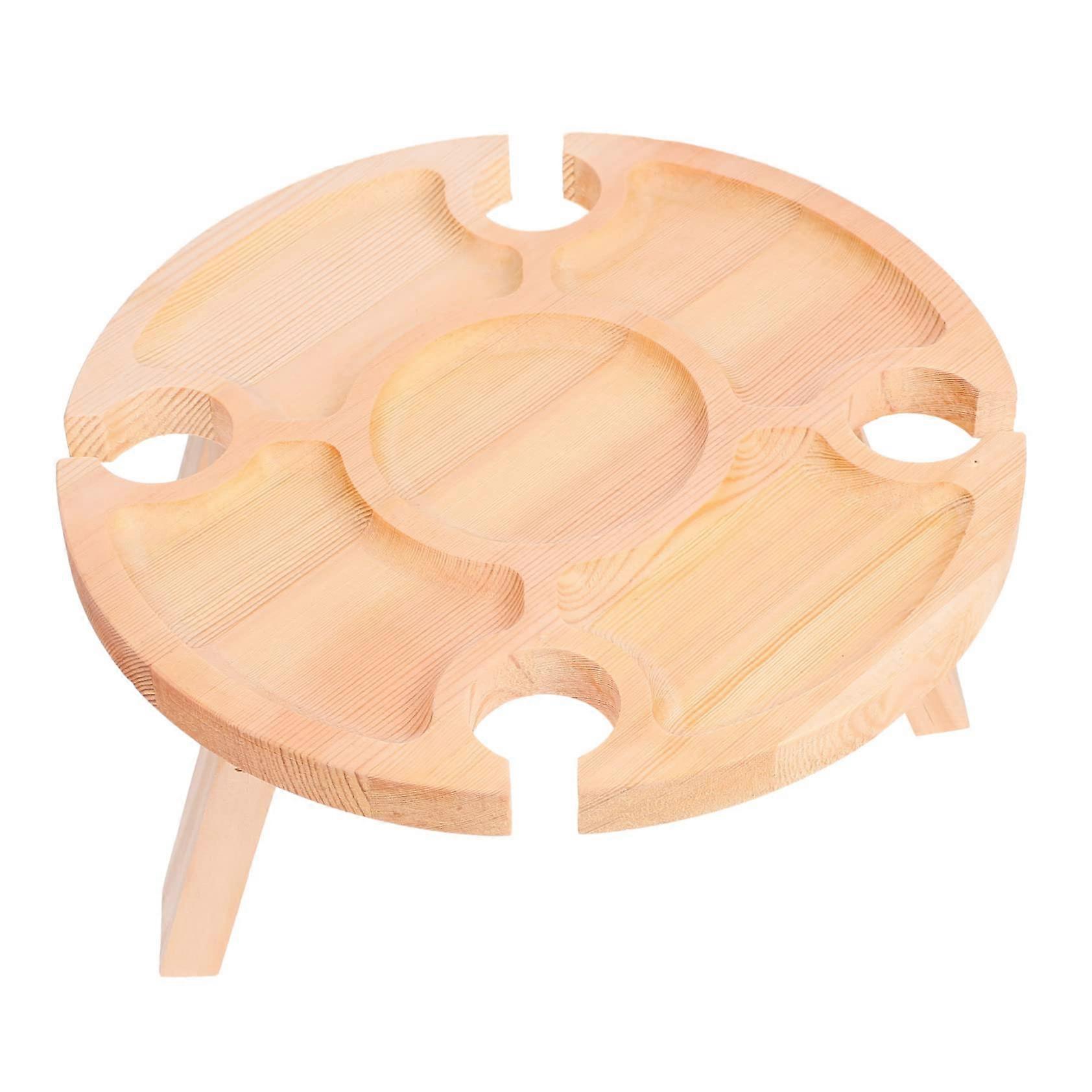 Folding Table for Outdoor Use, Round for , Snacks and Parties, Foldable Beach Table for Picnic and Garden, and Practical