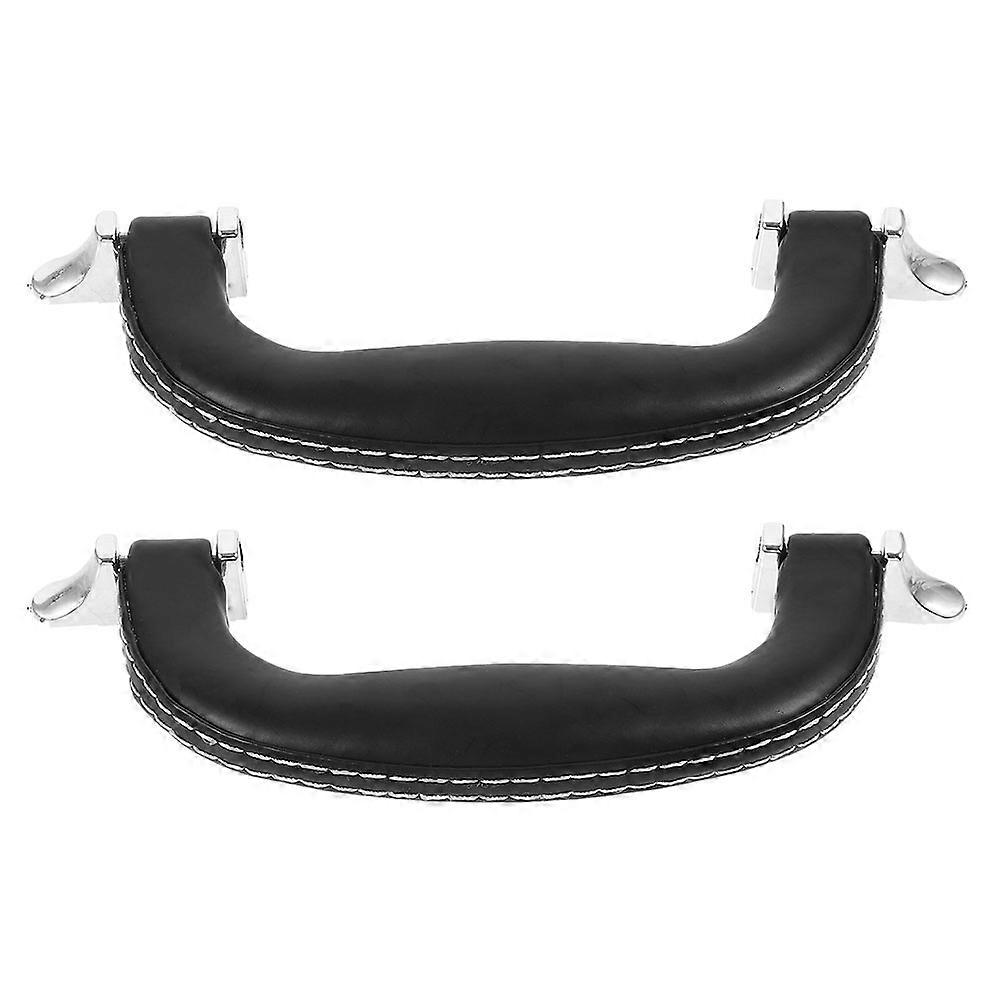 Guitar Case Handle Replacement Comfortable Grip Durable Rectangular 2Pcs
