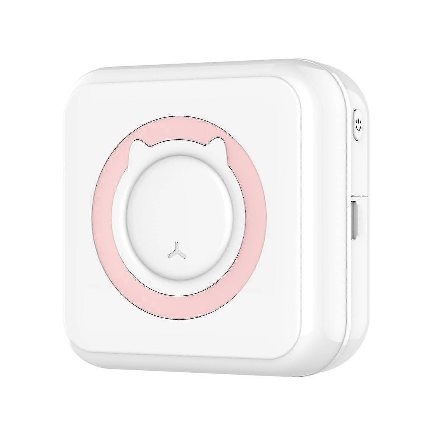Portable Bluetooth Multifunction Photo Thermal Printer 1pcs, suitable for a compatible brand, pink