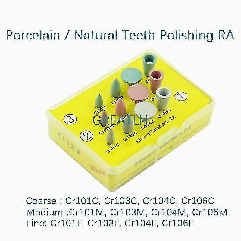 Fresa per lucidatura in gomma siliconica dentale in zirconia per procedure odontoiatriche e lucidatura dei metalli