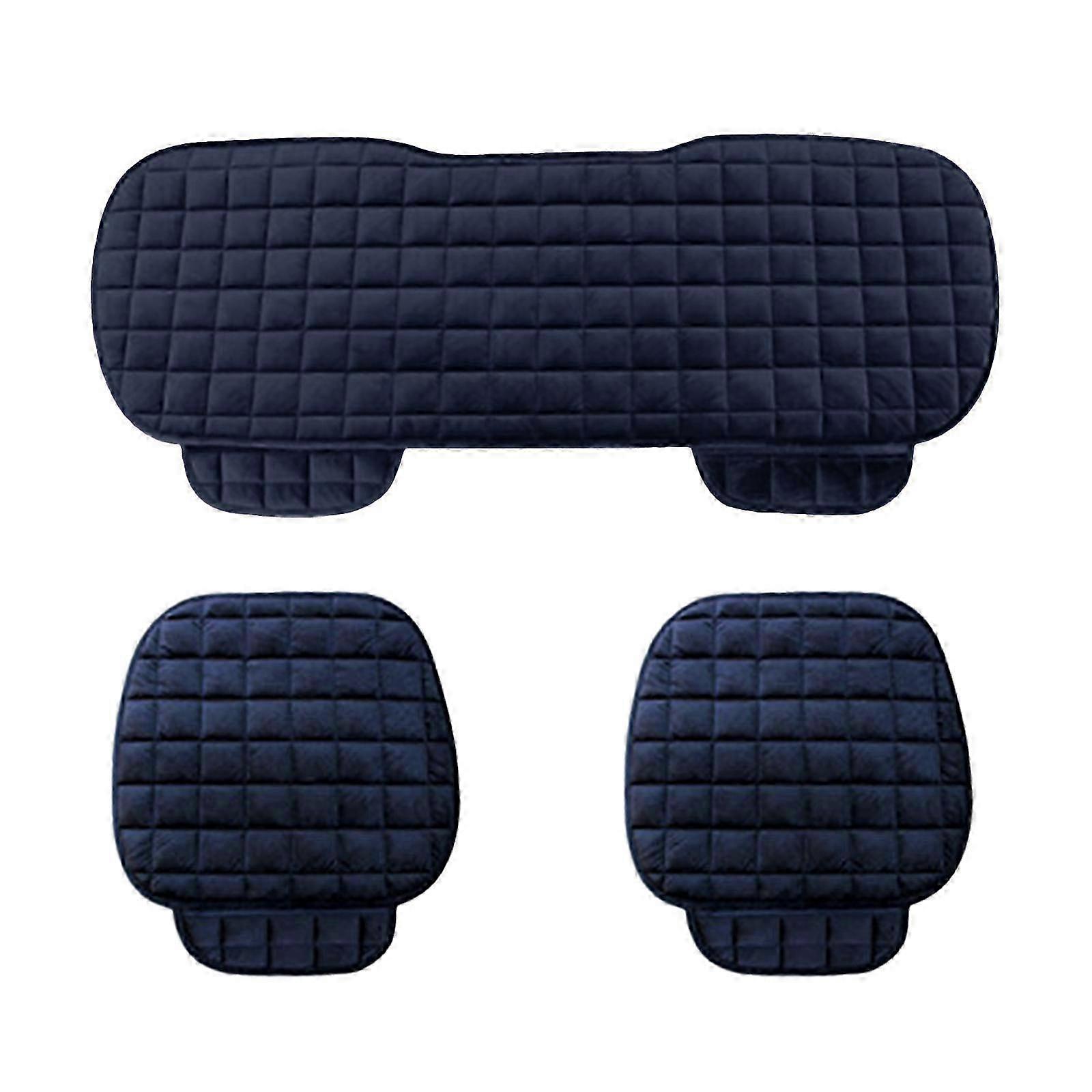 Plush Black Rear Car Cushion