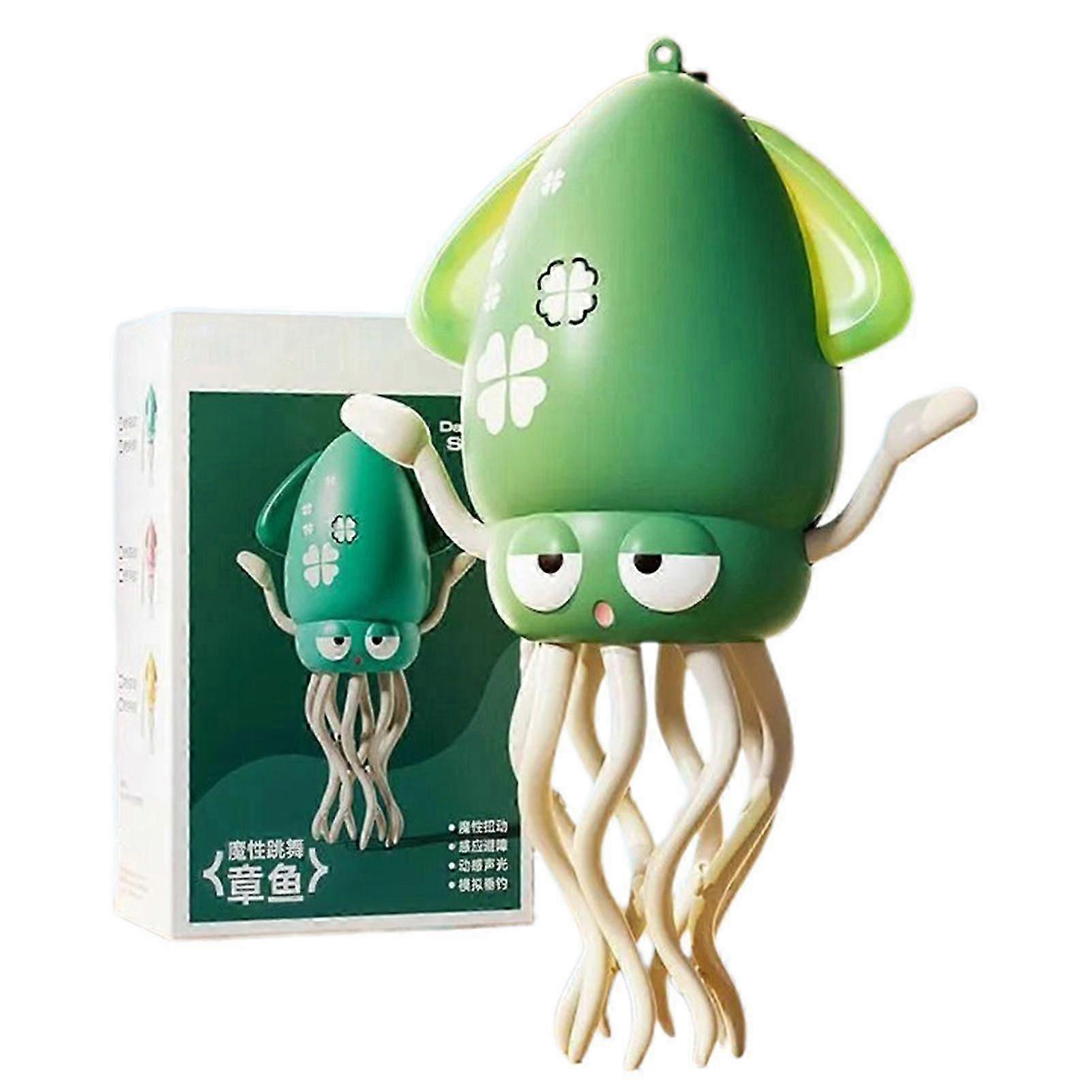 Magics Dancing Octopus Toy Electric Auto-Avoid Octopus Toy Baby Octopus Crawling Toy for Kids