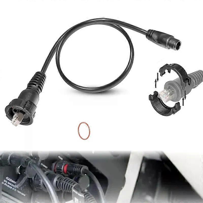 GARMIN 010-12531-01 كابل محول الشبكة البحرية موصل RJ-45 صغير من الذكور إلى الكبيرين متوافق مع نظام Panoptix LiveScope