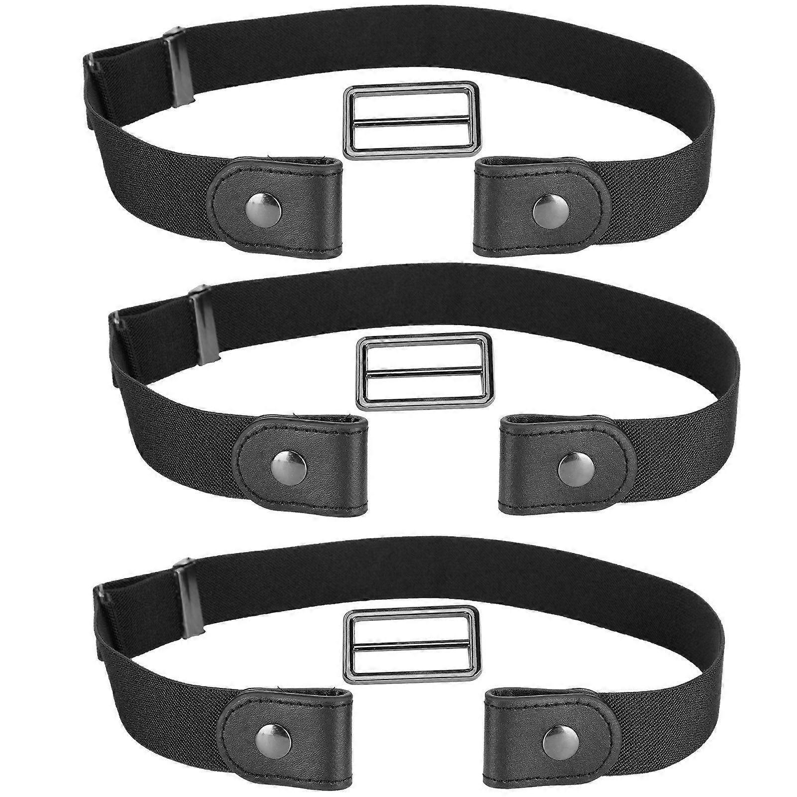 2025 Latest Model 3 Set Elastic Belt Fashion Stretch with Buckle Clothing